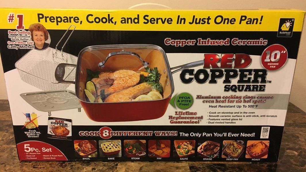 Red Copper Square Pan Review